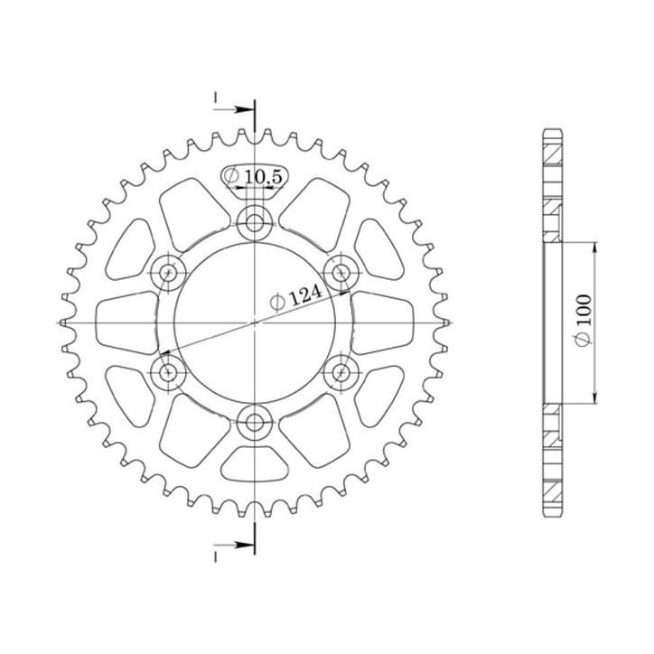 SGR CORONA R AL P520-D38 PARA DUCATI ST3 992 04/07