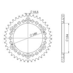 SGR CORONA R AL P520-D40 HONDA CBR RR FIREBLADE 1000 04 05