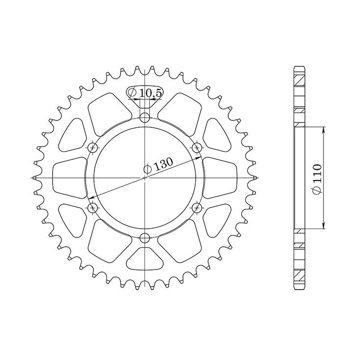 SGR CORONA R AL P520-D43 PARA SUZUKI GSX-R 1000 09-11