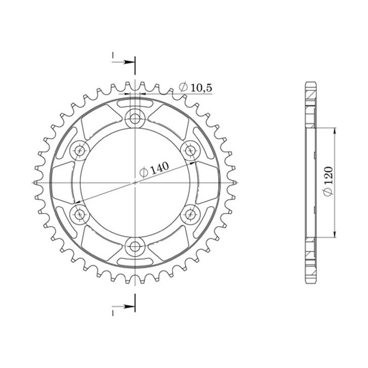 SGR CORONA R AL P520-D46 PARA SUZUKI GSX-R 600 98/00