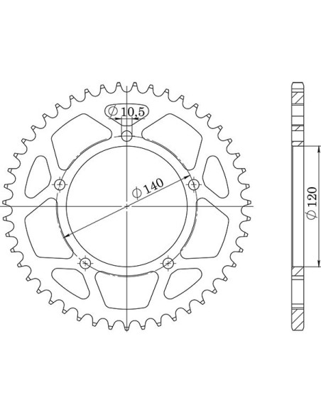 sgr corona r2 al p520 d45 per suzuki gsx r hayabusa 1340 08 17