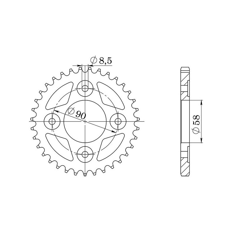 SGR CORONA S AC P420-D35 HONDA ANF INNOVA IE 125 03 12