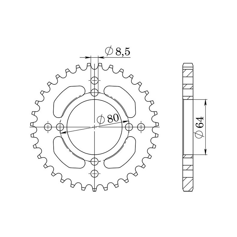 SGR CORONA S AC P420-D35 YAMAHA TT-R TT-RE 90 00-07