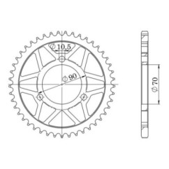 SGR CORONA S AC P420-D47 HONDA CRM R 50 93 94