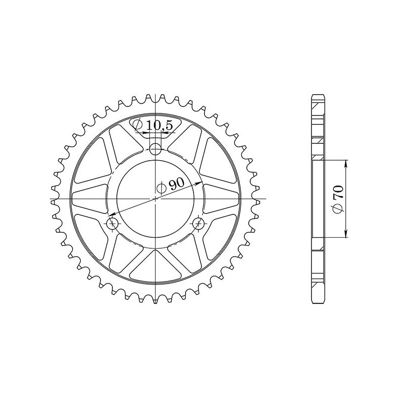 SGR CROWN S AC P420-D47 HONDA CRM R 50 93 94