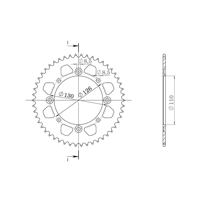 SGR COURONNE S AC P420-D47 KAWASAKI KX 65 02-14