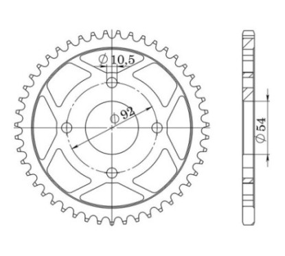 SGR COURONNE S AC P420-D47 MBK