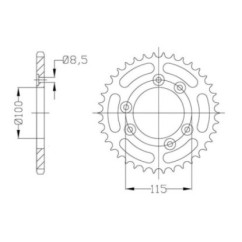 SGR CORONA S AC P420-D51 BETA RR ENDURO 50 02-03