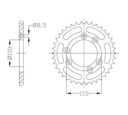 SGR CORONA S AC P420-D51 BETA RR MOTARD 50 02 04