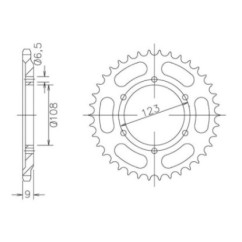 SGR CORONA S AC P420-D52 SUZUKI DR-Z 110 01 02