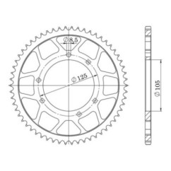 SGR KRONE S AC P420-D53 GILERA RCR 50 03 05