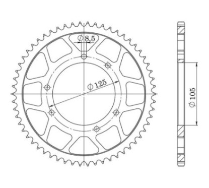 SGR KRONE S AC P420-D53 GILERA RCR 50 03 05