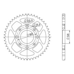 SGR COURONNE S AC P428-D42 DAELIM VJ ROADWIN 125 06-07