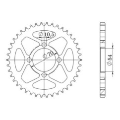 SGR CROWN S AC P428-D42 HONDA CBR R 125 07-10