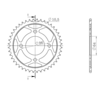 SGR CORONA S AC P428-D44 HONDA CG 125 2006