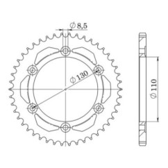 SGR CORONA S AC P428-D46 YAMAHA TZR R 125 94 96