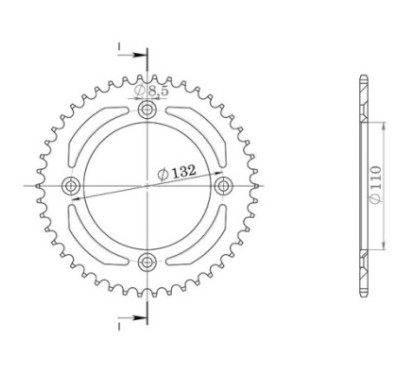 SGR COURONNE S AC P428-D49 HUSQVARNA TC 19 16 85 14-24