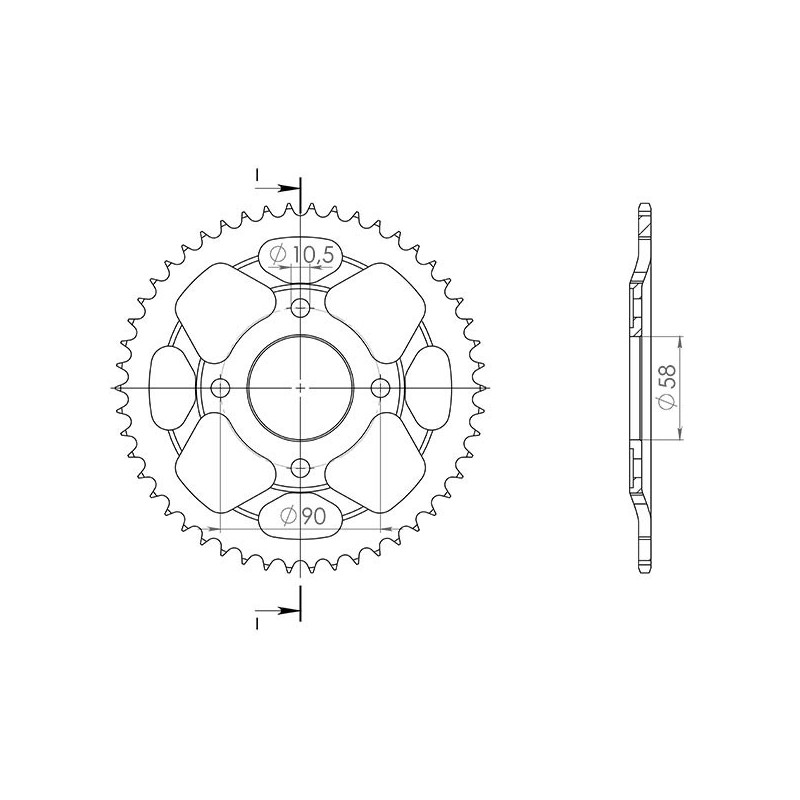 SGR CORONA S AC P428-D50 HONDA CLR CITY FLY 125 98-00