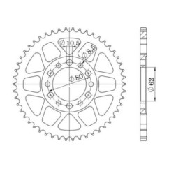 SGR CORONA S AC P428-D50 YAMAHA TW TW R-S 125 98 01