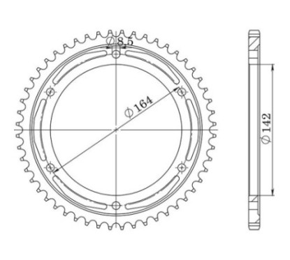 SGR COURONNE S AC P428-D52 HYOSUNG GT COMET R IE 125 07 08