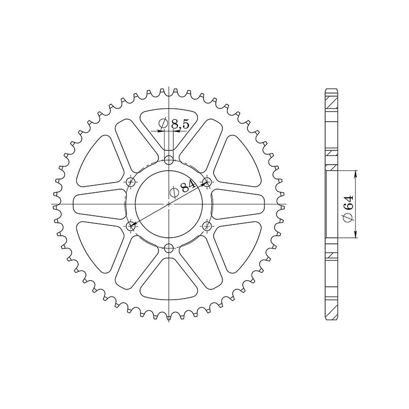 SGR CORONA S AC P428-D53 SUZUKI DR SE 125 94 00