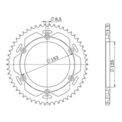 SGR CORONA S AC P428-D54 HONDA XR L 125 03 10