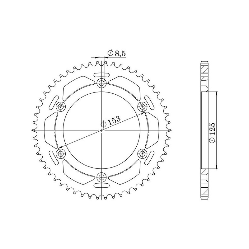 SGR CORONA S AC P428-D54 HONDA XR L 125 03 10