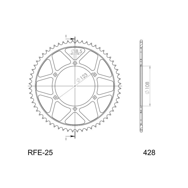 SGR COURONNE S AC P428-D60 APRILIA RS4 125 11 16