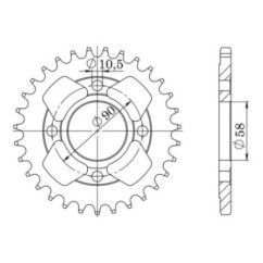 SGR CORONA S AC P520-D31 HONDA CB TWO FIFTY 250 92 02