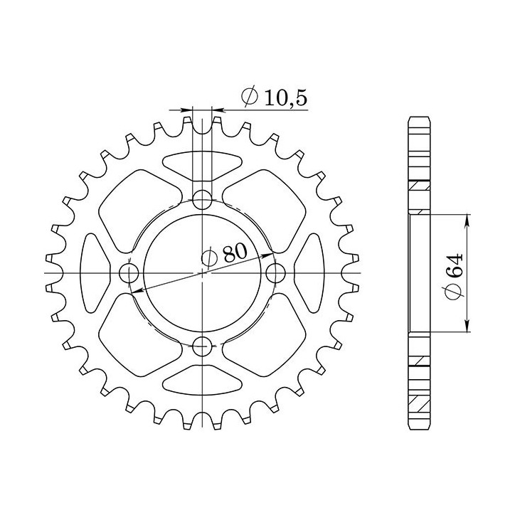 SGR COURONNE S AC P520-D32 POUR AEON COBRA 220 05/06