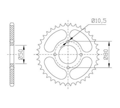 SGR CORONA S AC P520-D32 E-TON RXL-R VIPER R 4T 150 05 09