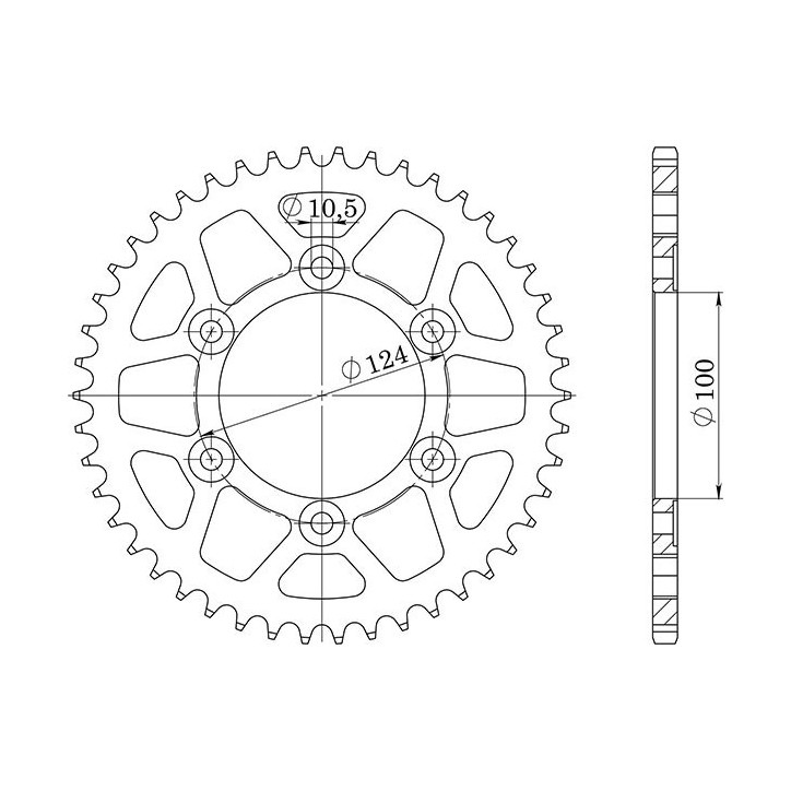 SGR CROWN S AC P520-D36 FOR DUCATI SUPERSPORT 600 1994