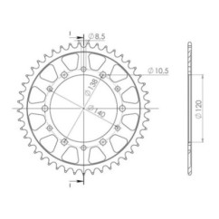 SGR CORONA S AC P520-D38 HONDA CBR R ABS 250 11 14