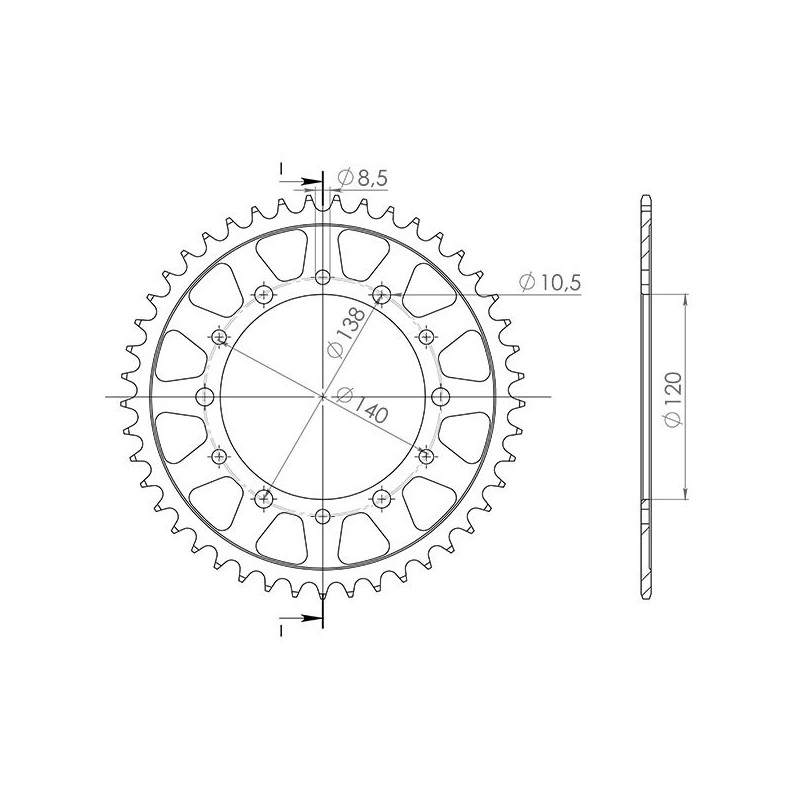 SGR CORONA S AC P520-D38 HONDA CBR R ABS 250 11 14