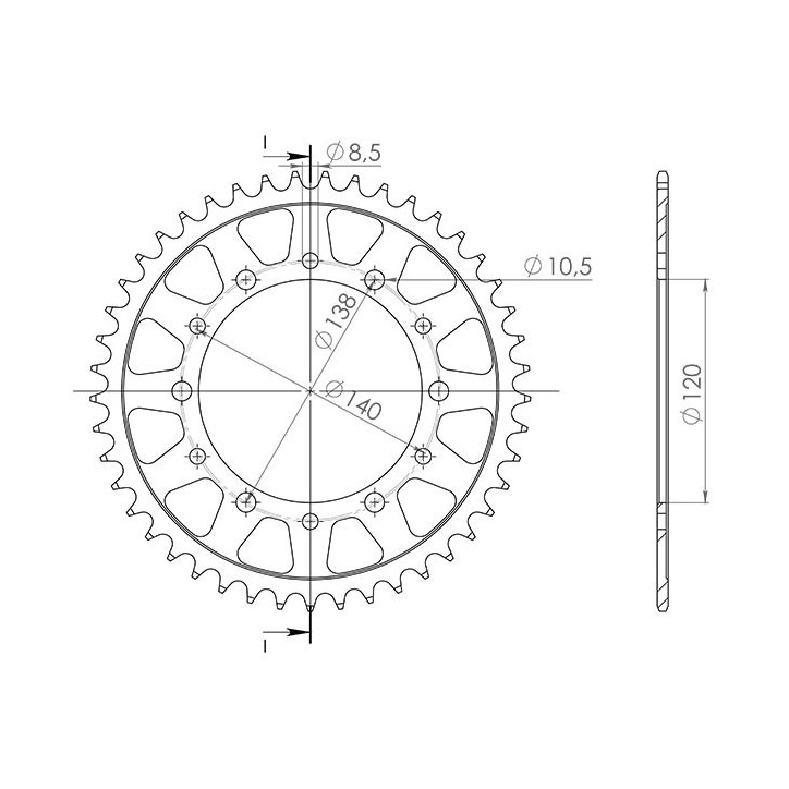 SGR CORONA S AC P520-D38 PARA HONDA CBR R ABS/250 11/14