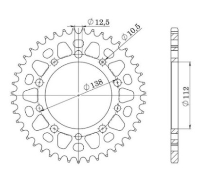 SGR CORONA S AC P520-D38 HONDA NSS FORZA DCT ABS E5 750 21 24