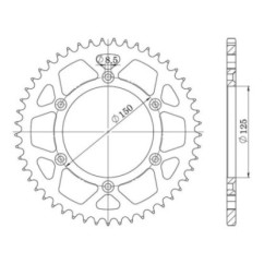 SGR COURONNE S AC P520-D38 KTM DUKE II 99 04