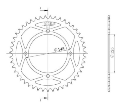 SGR COURONNE S AC P520-D38 YAMAHA YFZ R 450 09 16