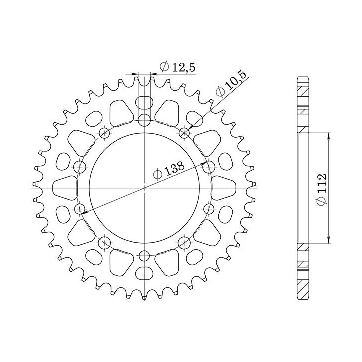 SGR CORONA S AC P520-D39 PARA HONDA NC DC INTEGRA 750 14/19