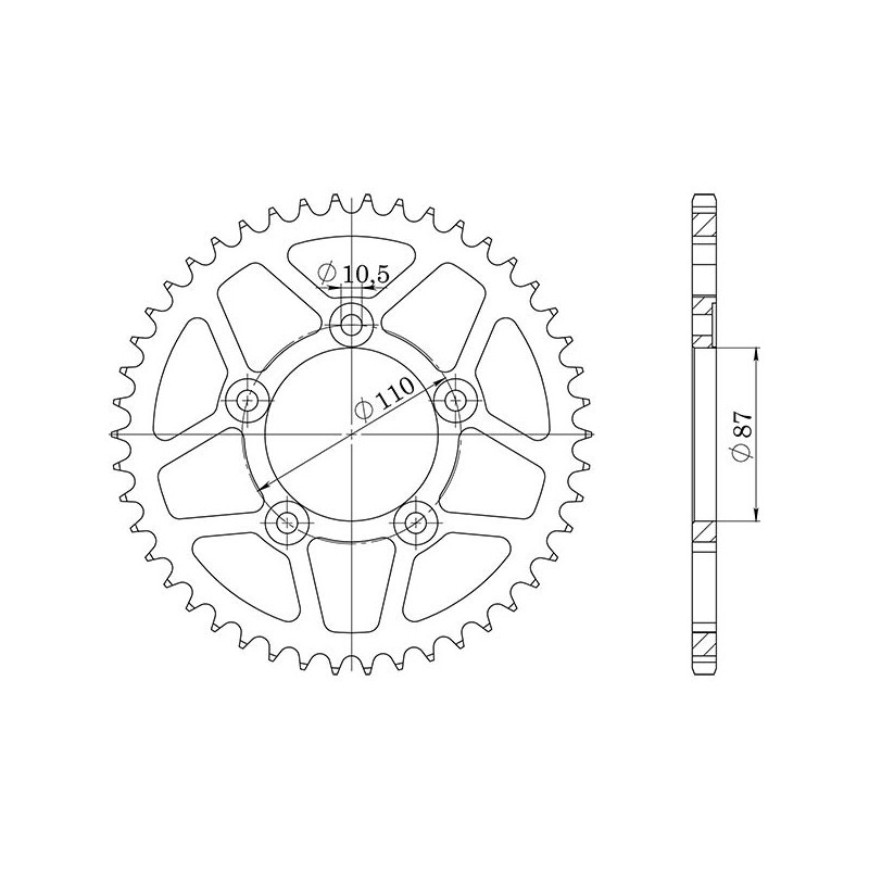 SGR COURONNE S AC P520-D39 SUZUKI GS 500 04 09