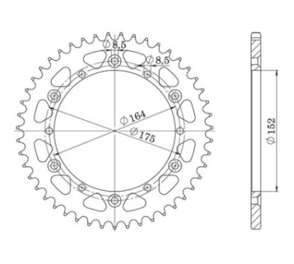 SGR CROWN S AC P520-D40 BAROSSA QUATERBACK 250 03 04