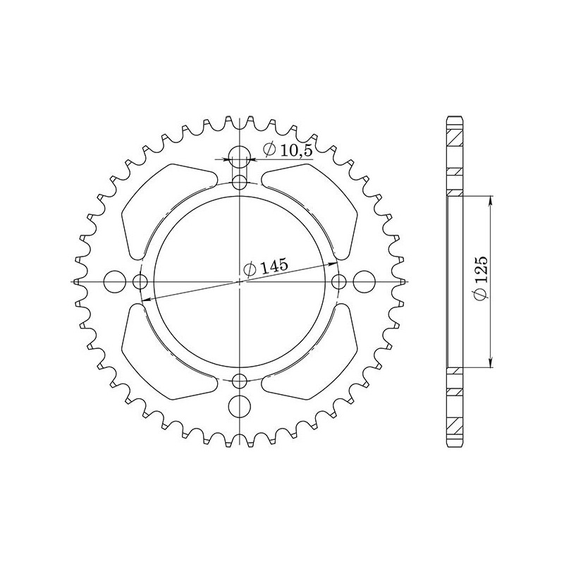 SGR COURONNE S AC P520-D40 BAROSSA QUATERBACK INVERSE 250 06 07