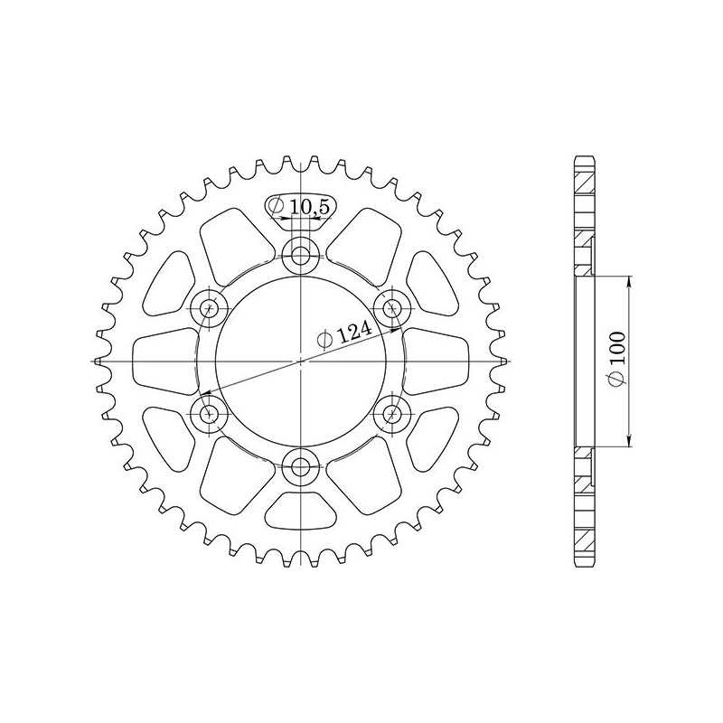 SGR COURONNE S AC P520-D40 DUCATI 907 IE 91 92