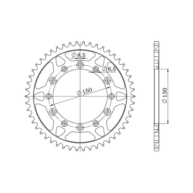 SGR COURONNE S AC P520-D40 HONDA XL RM XL LM 600 85 87