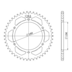 SGR COURONNE S AC P520-D41 APRILIA TOUAREG 125 1985