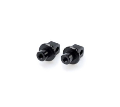 PUIG FOOTPEG ADAPTERS FIXED PASSENGER SUZUKI B-KING 08-11 BLACK