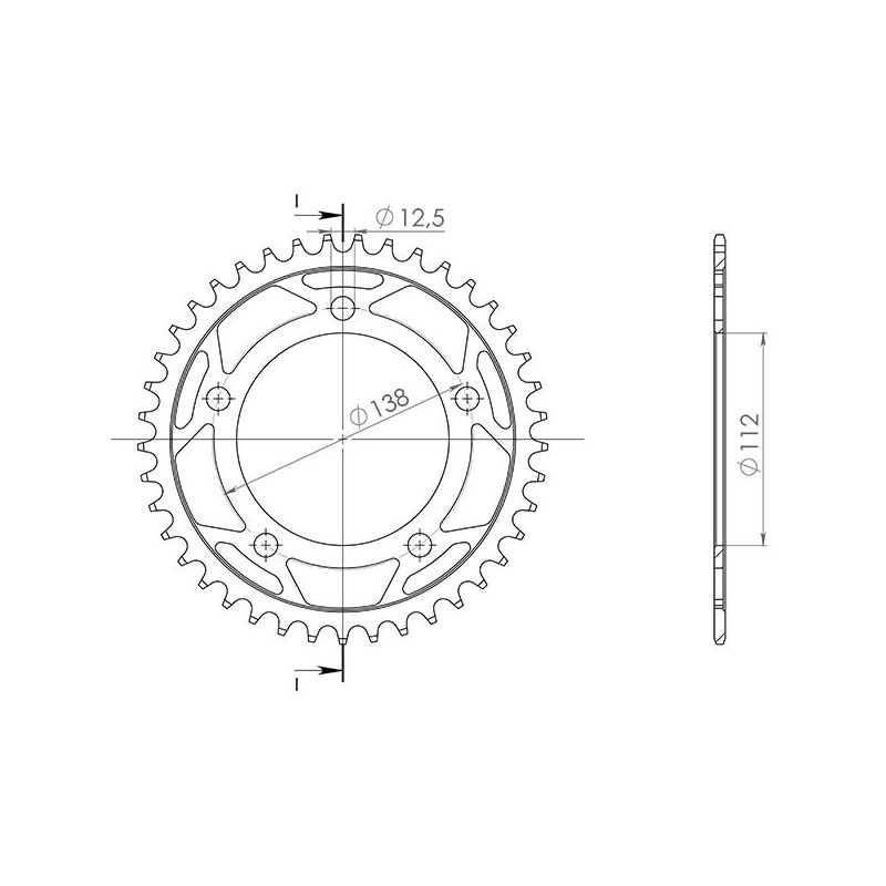 SGR COURONNE S AC P520-D41 HONDA CB F 500 13-15