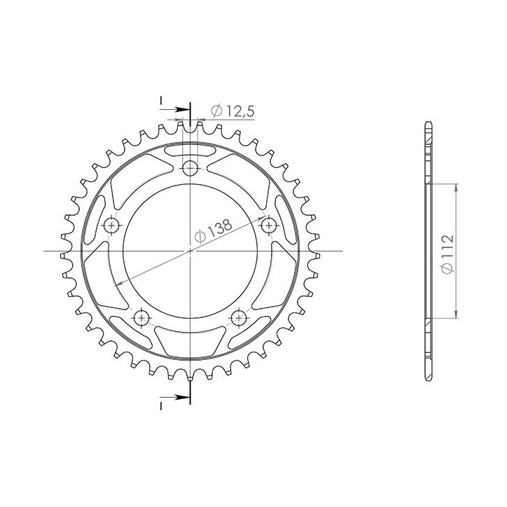 SGR CORONA S AC P520-D41 PARA HONDA CB F 500 13-15