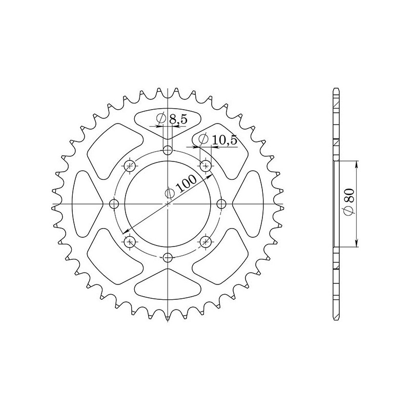 SGR CORONA S AC P520-D41 SUZUKI GZ MARAUDER 250 99 10