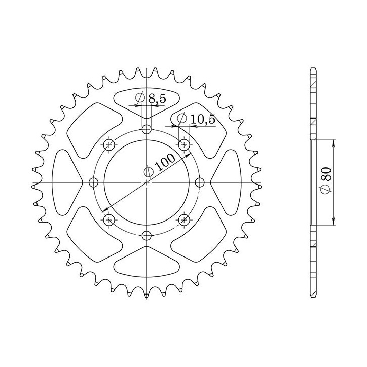 SGR CORONA S AC P520-D41 PARA SUZUKI GZ MARAUDER 250 99/10